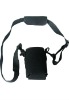 Neoprene can cooler with neck strap