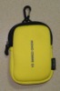 Neoprene digital camera bag with carabiner