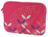 Neoprene floral netbook sleeve for promotional with very simple style
