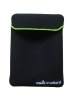 Neoprene laptop pouch in black