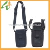 Neoprene mobile phone bag with adjustable strap and D-ring