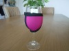Neoprene wine glass holder