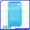 Net design silicone case for iphone 4g