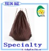 New 210D Polyester backpack style drawstring shopping bag