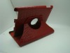 New 360 Magnetic Crocodile Pattern Leather Case Rotating Stand for iPad 2