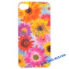 New 3D sun flower Hard Case Cover for Phone ,High Qulity with transparent edge