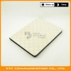 New Arrival,Grid Pattern PU Leather Folio Case Cover Stand for iPad 2,Customers logo,OEM welcome