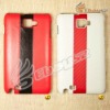 New Arrival Leather Fiber Cover For Samsung Galaxy Note I9220 LF-0665