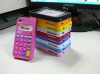 New Arrival Silicone Calculator Protective Cover Case for iPhone 4 Accept Paypal