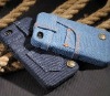 New Blue Jeans Demin Fabric Case for iPhone 4 4G