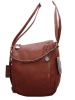 New Brown PU Leather Shoulder bag High Quality