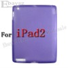 New Clear TPU Case Cover for iPad 2 #IP-359 Pink/Purple/Black/White/Blue/Gray