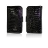 New!! Crocodile leather case for iPhone 4 4G