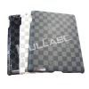 New!!! Crystal case for iPad2(with leather lagging ouside)