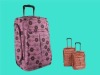 New Design Carry-on Casual EVA Jacquard Fabric Polyester Built-in Caster Aluminum Trolley Luggage