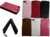 New Design Cowskin Leather Case for iPhone 4