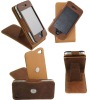 New Design Leather Cases For Iphone 4, Covers for Apple Iphone HOT!!