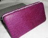 New Design PU Pure Lady Purses/Women Hinge Frame Around Wallets