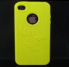 New Design eagle TPU case for iphone 4g 4s Yellow