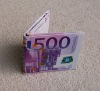 New Euro Printing Funny Bifold Cash Wallet Purse Novelty Gift