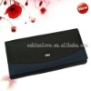 New Fashion Black Lady Women Long Clutch Wallet Purse With Button