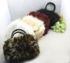 New Fashion Faux Fur Purse Vanity with Fashion Colors for Girls