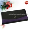 New Fashion Purple Lady Women Long Clutch Wallet Purse With Button