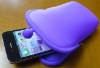 New Fashion Silicone Phone Cover Pouch for iPhone 4