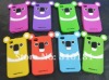 New Fashion cartoon silicon back case For iPhone 4 4G 4S