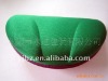 New Fashion green nylon soft glasses hard case