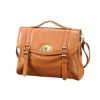 New Flower British Style  Golden Lock Lady Shoulder Bag
