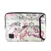 New Flower New Design Map Printed Laptop Bag