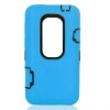 New Gift Design for HTC EVO 3D Plastic+Silicone Skin Shell