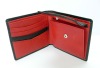 New Italian Calf Leather Genuine Red Tone trendy Wallet with coin slot