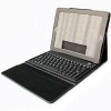 New PU leather case with waterproof keyboard and wireless bluetooth for smart ipad 2