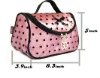 New Pretty Big Pink Dotted makeup purse Cosmetic Bag