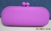 New Purple Silicone Eyeglasses Case for Gift