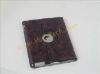 New Rotatable 360-degree Design Leather Case Shell for iPad 2