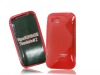 New S shape anti slide tpu case for HTC ADR6425 Thunberdolt