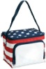 New STARS & STRIPES 6-CAN INSULATED COOLER LUNCH BAG