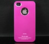 New Shiny hard Case back cover For iphone 4s hotpink