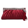 New Snap Rhinestone Clutch Evening Purse Bag Party with a line of Rhinestones