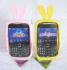New Style The rabbit silicone phone case for blackberry 8520