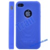 New Water Ripple Style Silicone Case for iPhone 4S(blue)