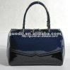 New arrival! Color Block Medium Satchel 2012 Fashion ladies leather handbag