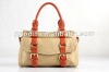 New arrival! Cream with orange strap pocket bagshandbags fashion 2012 summer