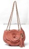 New arrival! Lovely Flower ruffled crossbody bags fashion design handbags 2012