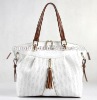 New arrival! Perforated large ladies leather handbags 2012 Fashion ladies handbag