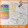 New arrival Rainbow Case for iphone 4 4s Memory Steve Jobs &LF-0599