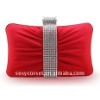 New arrival Silk lady clutch evening bag 042